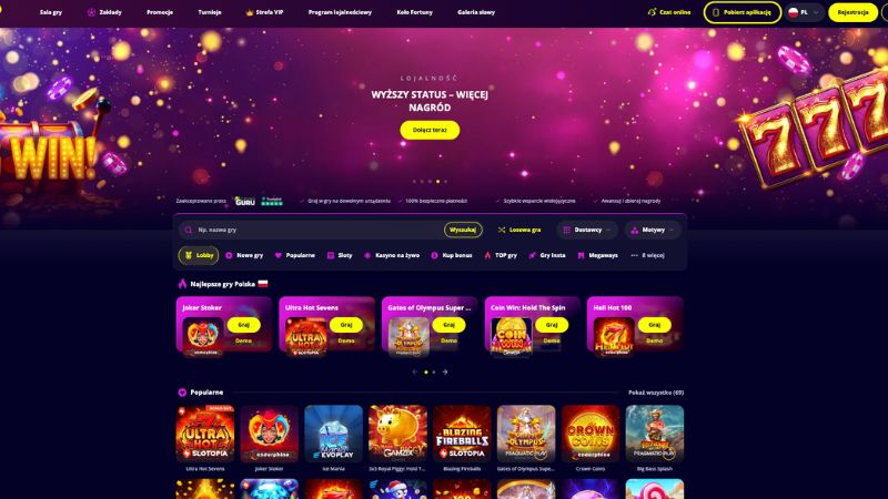 Slotoro Casino screenshot automatów